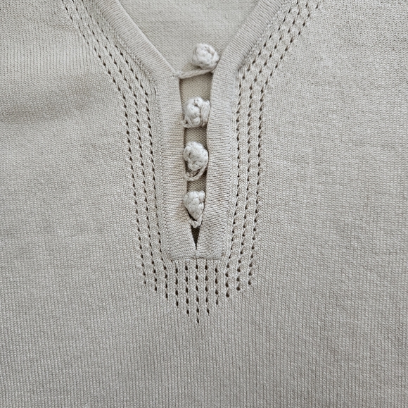 City Silk Tan Silk Blend Jersey - NWOT - Size XL - Picture 6 of 9